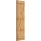 Ekena Millwork Joined Board-n-Batten Shutters w/Z-Bar, Rough Sawn Western Red Cedar, 21 1/2W x 79H, PR RBJ06Z21X079RWR - alternate 4